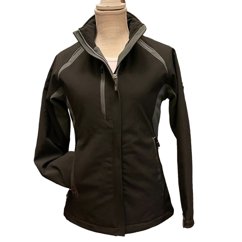 Elevate Black and Gray Thermo Ski Jacket‎ Size: XS